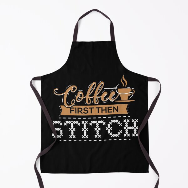 Item preview, Cross Stitch Coffee Funny designed and sold by goombi-creative.