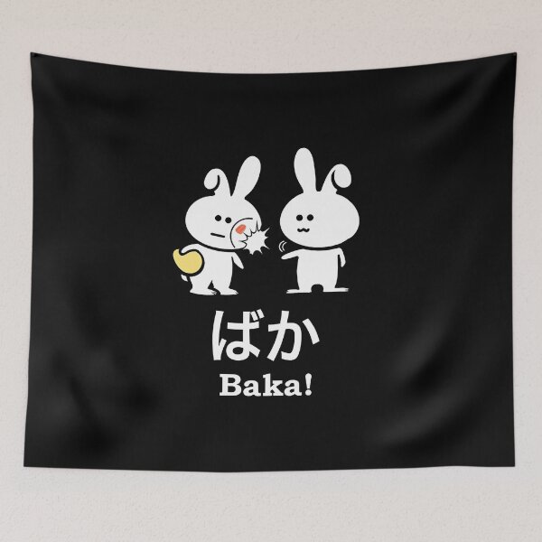 Item preview, Baka Bunny Slap - Funny Kawaii Anime Rabbit Design designed and sold by Your Favorite Store.