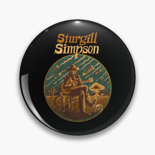 Item preview, Sturgill Simpson Post Apocalyptic Gas Mask Guitarist designed and sold by Ballknowledge.