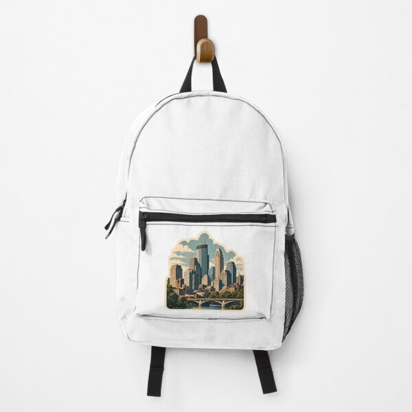 Item preview, Minneapolis Skyline Watercolor designed and sold by ChemicalXShop.