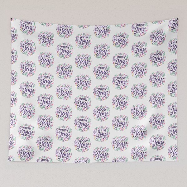 Item preview, Choose Joy Purple: Typo Series designed and sold by emeraldazalea.