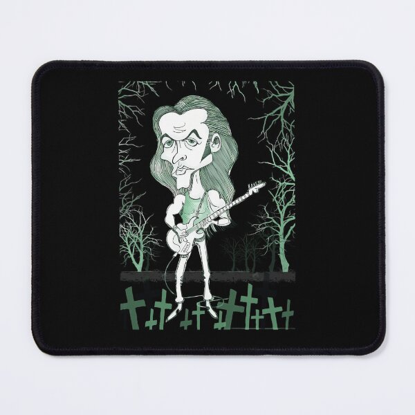 Item preview, Steele Bassist Caricature Green Forest designed and sold by Ballknowledge.