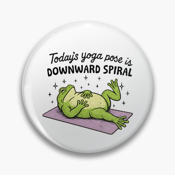 Item preview, Today's Yoga Pose Is Downward Spiral designed and sold by kar buncles.