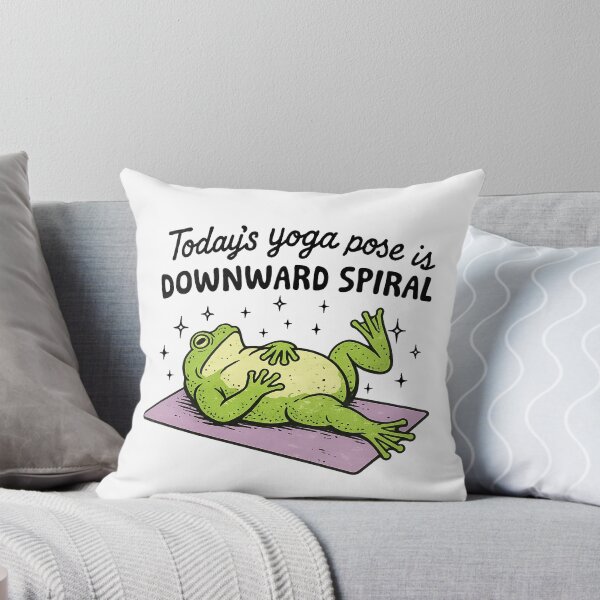 Item preview, Today's Yoga Pose Is Downward Spiral designed and sold by kar buncles.