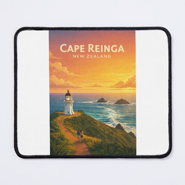 Item preview, Cape Reinga Lighthouse at Golden Sunset designed and sold by Places On Earth.