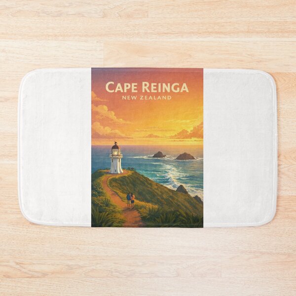Item preview, Cape Reinga Lighthouse at Golden Sunset designed and sold by Places On Earth.
