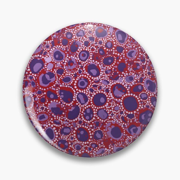 Item preview, Aboriginal Inspired Dot Art - Crimson Purple Dreamtime Painting designed and sold by GrinGalore.