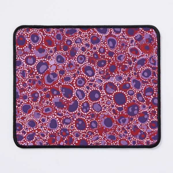 Item preview, Aboriginal Inspired Dot Art - Crimson Purple Dreamtime Painting designed and sold by GrinGalore.