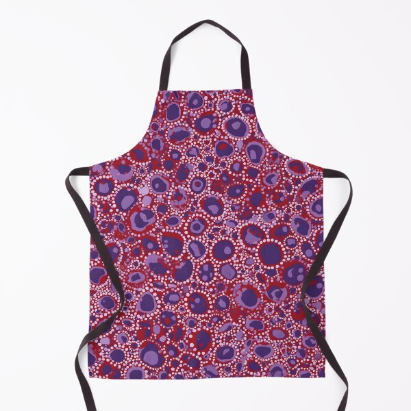 Item preview, Aboriginal Inspired Dot Art - Crimson Purple Dreamtime Painting designed and sold by GrinGalore.