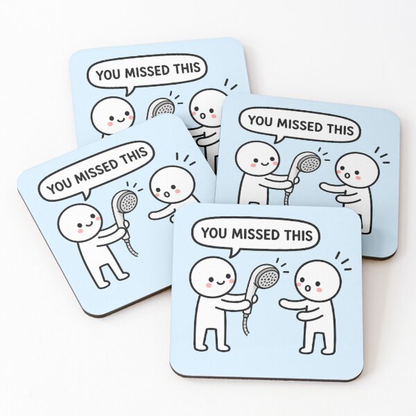 Item preview, You Missed This Shower Head Sticker designed and sold by MonkiFlipp.