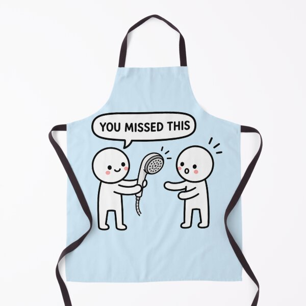 Item preview, You Missed This Shower Head Sticker designed and sold by MonkiFlipp.