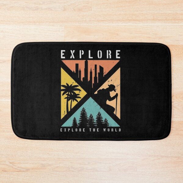 Item preview, Explore the World – Vintage Outdoor Adventure & Hiking Design designed and sold by Palette & Hue.