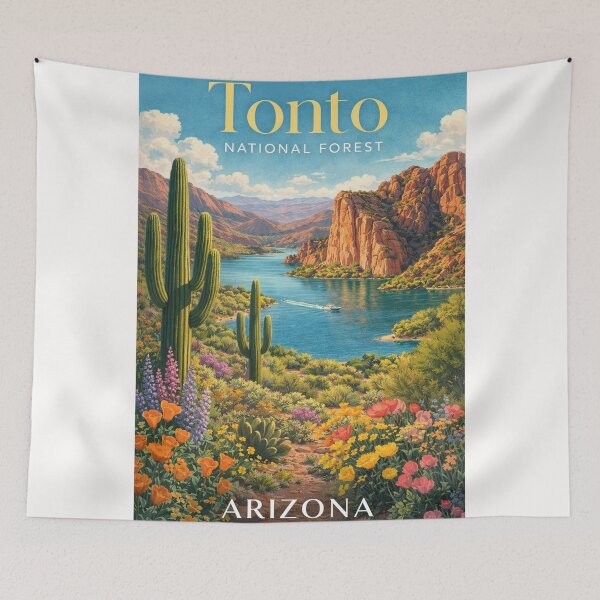 Item preview, Tonto National Forest Arizona Desert Lake designed and sold by Places On Earth.