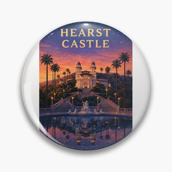 Item preview, Hearst Castle San Simeon Under Starlit Skies designed and sold by Places On Earth.