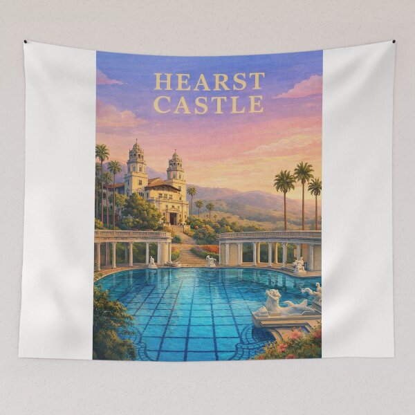 Item preview, Hearst Castle Neptune Pool and California Hills designed and sold by Places On Earth.