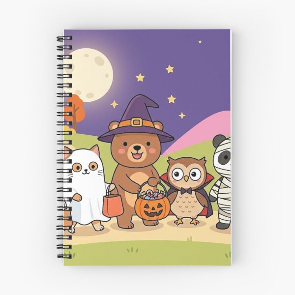 Item preview, Trick or Treat Cute Halloween Animals designed and sold by Softie Sticker Studio.