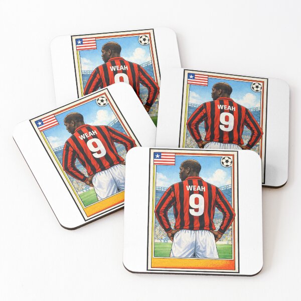 Item preview, King George - Retro Weah AC Milan shirt. designed and sold by Tony Panini Retro.