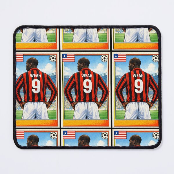 Item preview, King George - Retro Weah AC Milan shirt. designed and sold by Tony Panini Retro.