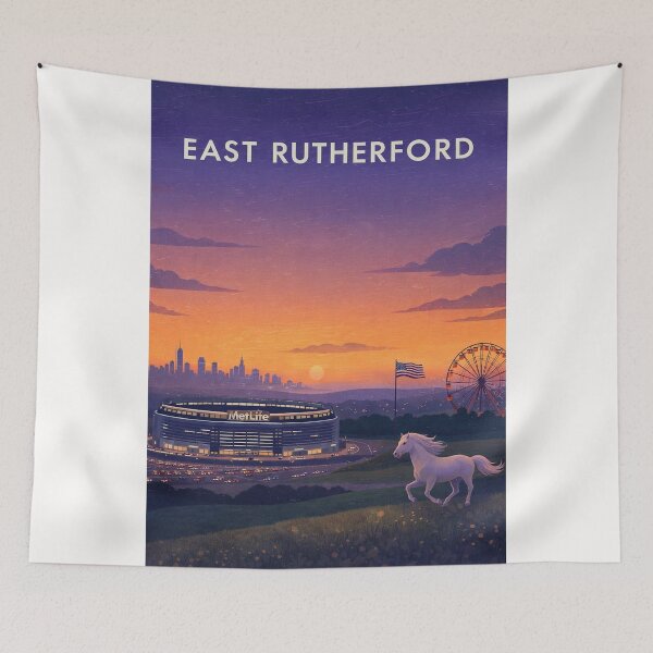 Item preview, East Rutherford MetLife Stadium New Jersey Skyline designed and sold by Places On Earth.