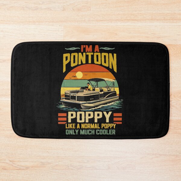 Item preview, I'm A Pontoon Grandpa Only Much Cooler - Funny Pontoon Boat Retro Art designed and sold by BendyBeasts.