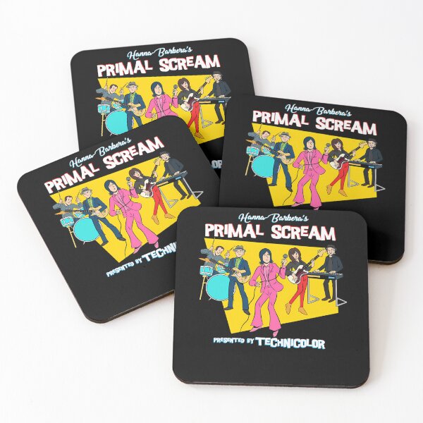Item preview, Saturday Morning Cartoon Rock Band Illustration with Technicolor designed and sold by NazoKun.