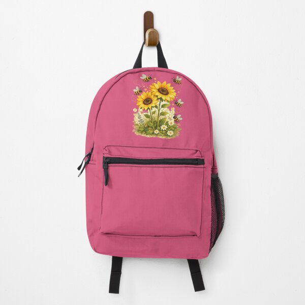 Item preview, Retro 1960s Bee and Sunflower Design – Bold Mod Illustration Art designed and sold by MagicMakerPh.