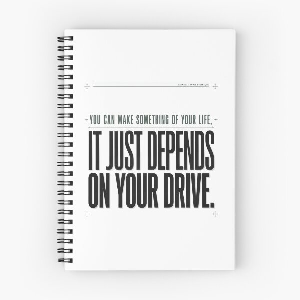 Item preview,  Depends On Your Drive- Eminem Lyric Quote designed and sold by Enea Kelo.