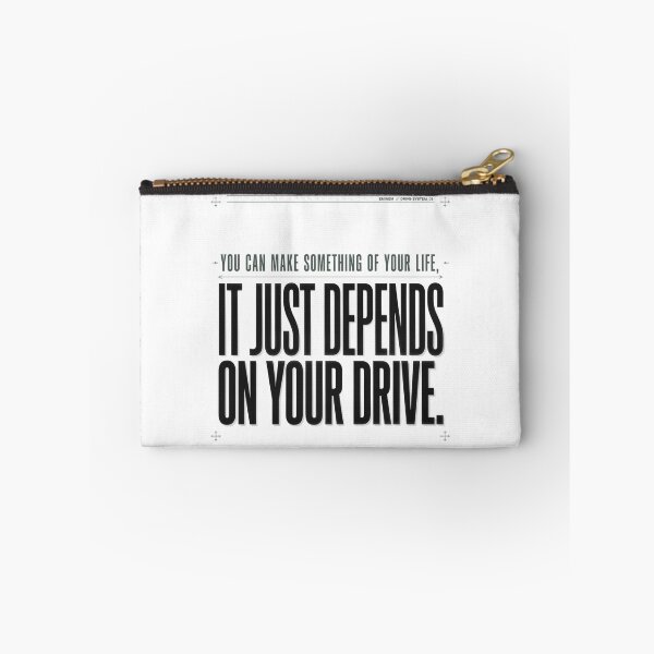Item preview,  Depends On Your Drive- Eminem Lyric Quote designed and sold by Enea Kelo.