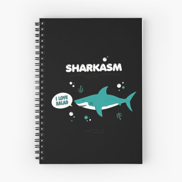 Item preview, Sharkasm I Love Salad Funny Animal Pun  designed and sold by PlanetSerpo.