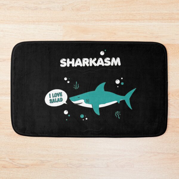Item preview, Sharkasm I Love Salad Funny Animal Pun  designed and sold by PlanetSerpo.