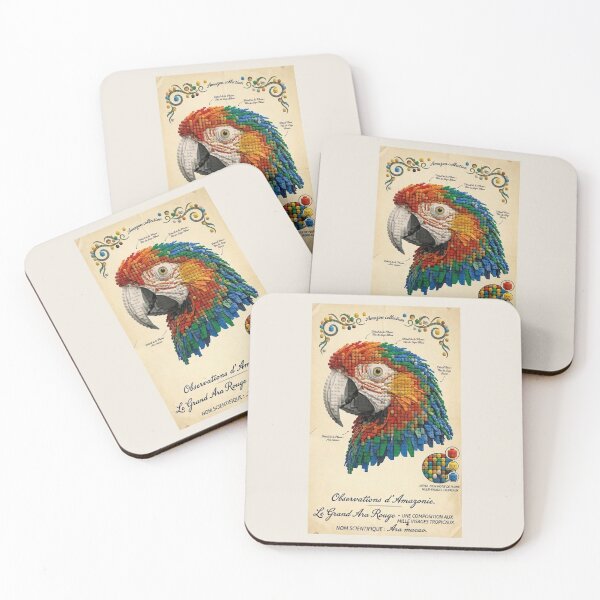 Item preview, Brick portrait Macaw Parrot designed and sold by PASSION AND FUN WORLD .
