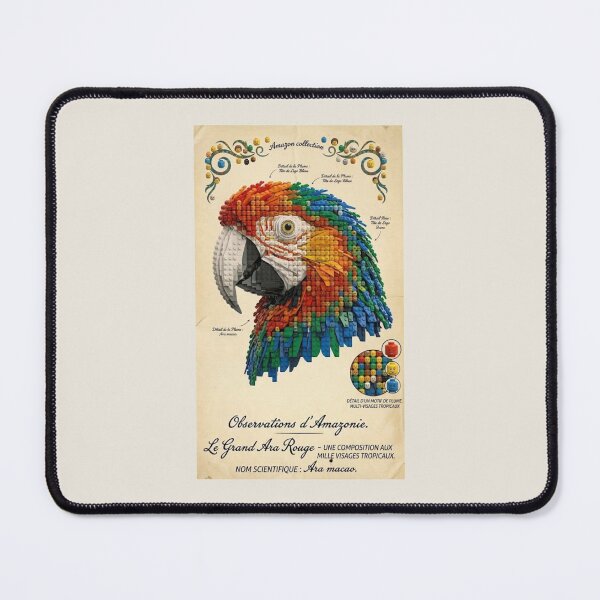 Item preview, Brick portrait Macaw Parrot designed and sold by PASSION AND FUN WORLD .