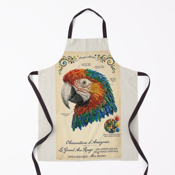 Item preview, Brick portrait Macaw Parrot designed and sold by PASSION AND FUN WORLD .
