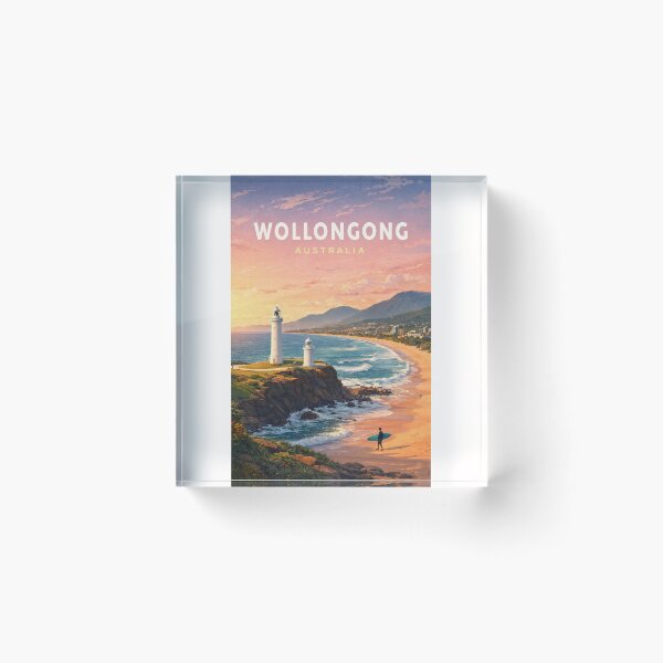 Item preview, Wollongong New South Wales Coastal Lighthouse designed and sold by Places On Earth.
