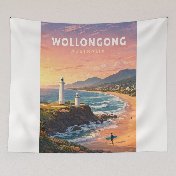 Item preview, Wollongong New South Wales Coastal Lighthouse designed and sold by Places On Earth.