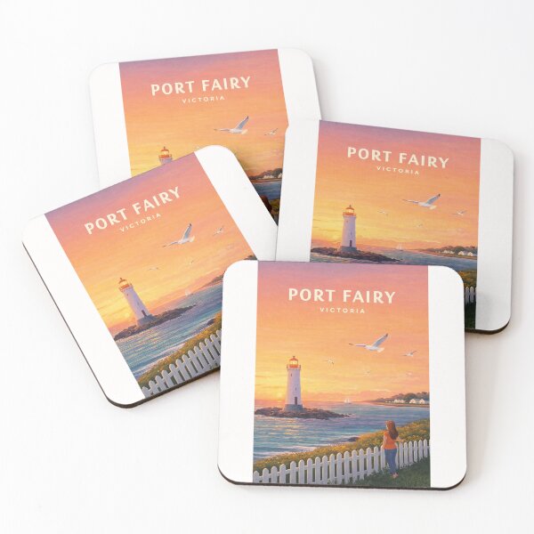 Item preview, Port Fairy Victoria Lighthouse at Sunset designed and sold by Places On Earth.