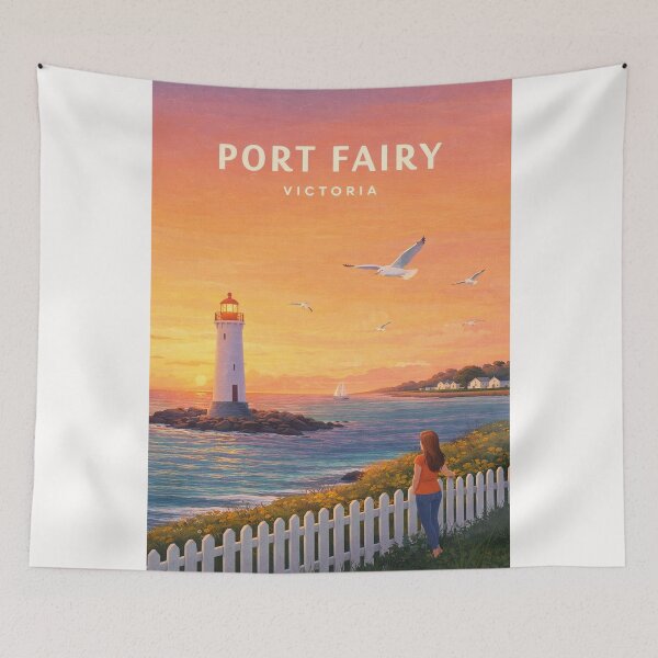 Item preview, Port Fairy Victoria Lighthouse at Sunset designed and sold by Places On Earth.