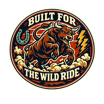 Artwork thumbnail, Built For The Wild Ride Rodeo Bull by Lobory