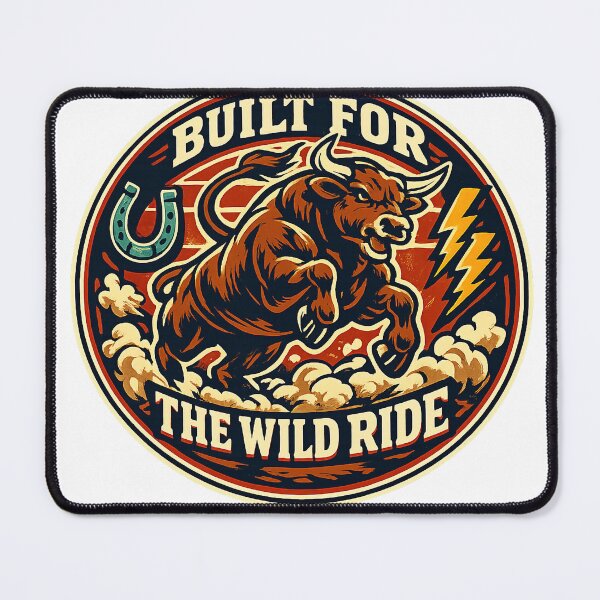 Item preview, Built For The Wild Ride Rodeo Bull designed and sold by Lobory.