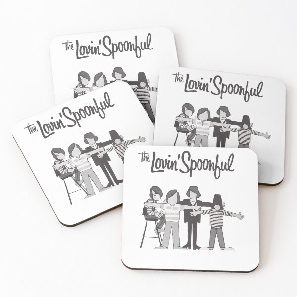 Item preview, The Lovin Spoonful Band Members Illustration designed and sold by NazoKun.