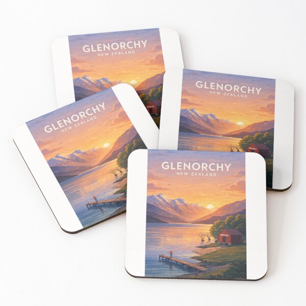 Item preview, Glenorchy Lake Wakatipu and Southern Alps NZ designed and sold by Places On Earth.