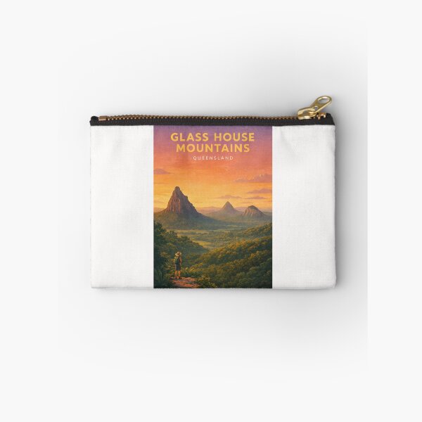 Item preview, Glass House Mountains Queensland Scenic Peaks and Beerwah Landscape designed and sold by Places On Earth.