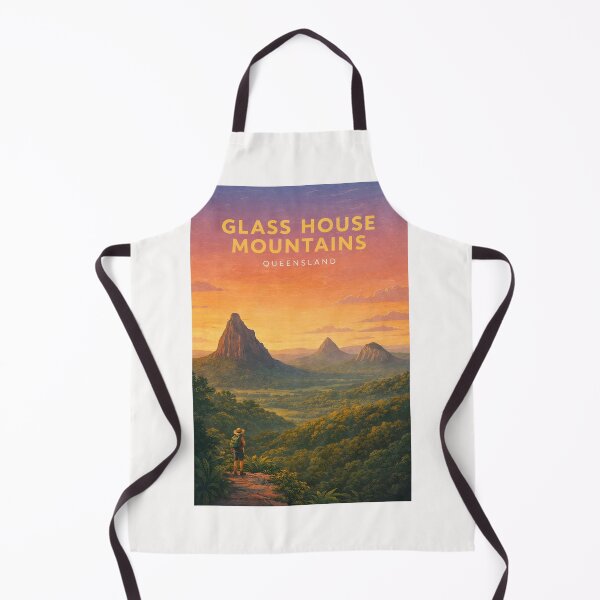 Item preview, Glass House Mountains Queensland Scenic Peaks and Beerwah Landscape designed and sold by Places On Earth.