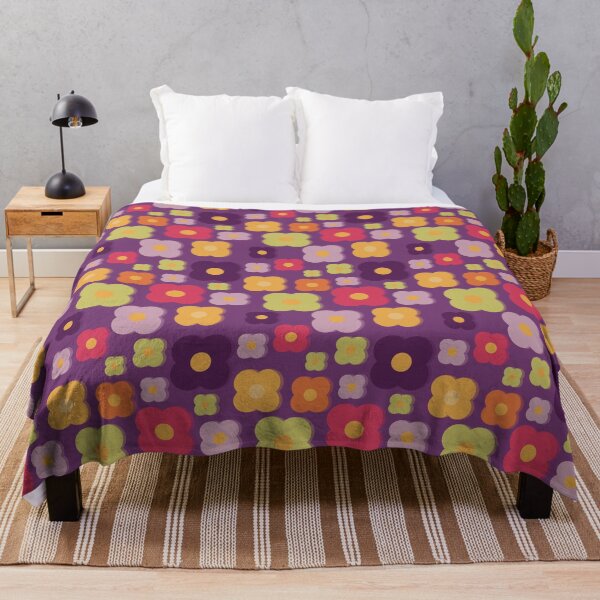 Item preview, Retro Flower Pattern 2 designed and sold by The Innocent Ghost Project.