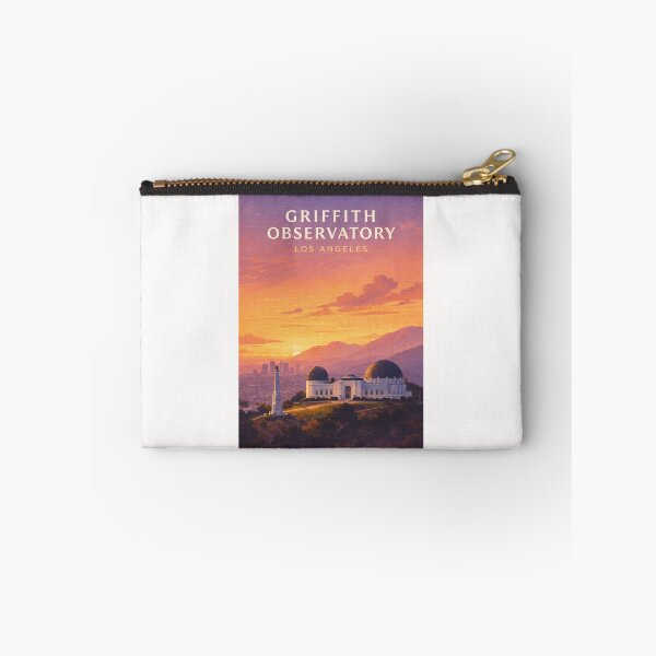 Item preview, Griffith Observatory Los Angeles Skyline and Hollywood Hills Sunset designed and sold by Places On Earth.