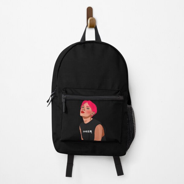 Item preview, Queer Boy Creative Pink Hair Masculine Fine Line Art designed and sold by ChristiPeta.