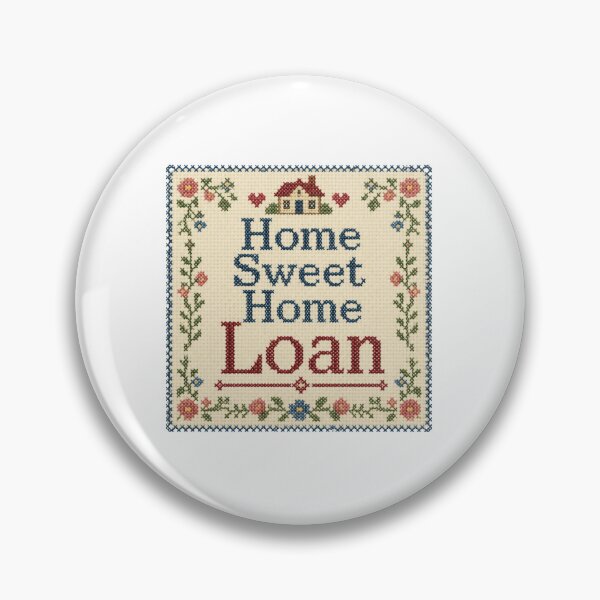 Item preview, Home Sweet Home Loan Funny Cross Stitch Mortgage Rates Gift designed and sold by Neurospicy Trolls.