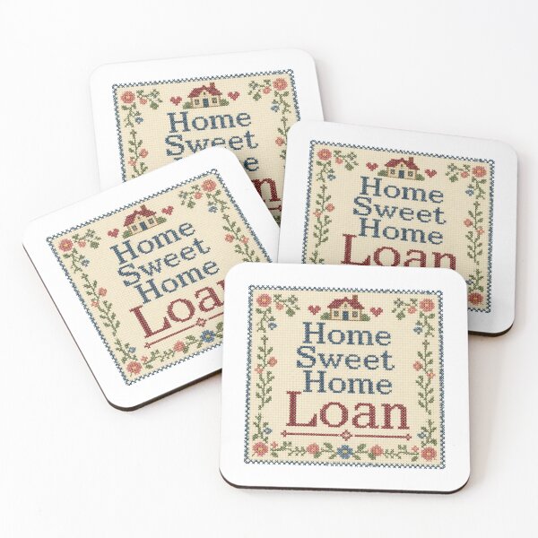 Item preview, Home Sweet Home Loan Funny Cross Stitch Mortgage Rates Gift designed and sold by Neurospicy Trolls.