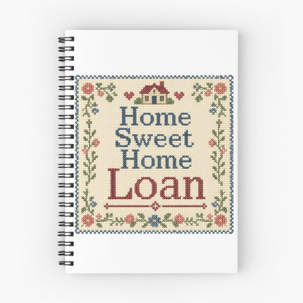 Item preview, Home Sweet Home Loan Funny Cross Stitch Mortgage Rates Gift designed and sold by Neurospicy Trolls.