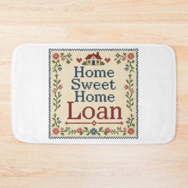 Item preview, Home Sweet Home Loan Funny Cross Stitch Mortgage Rates Gift designed and sold by Neurospicy Trolls.